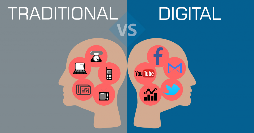 Traditional v/s Digital