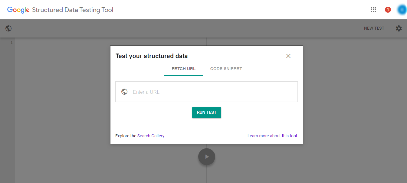 Rich Snippet Testing tool
