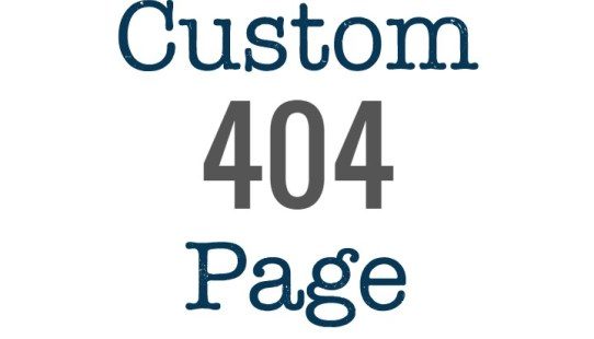 Custom 404 Page