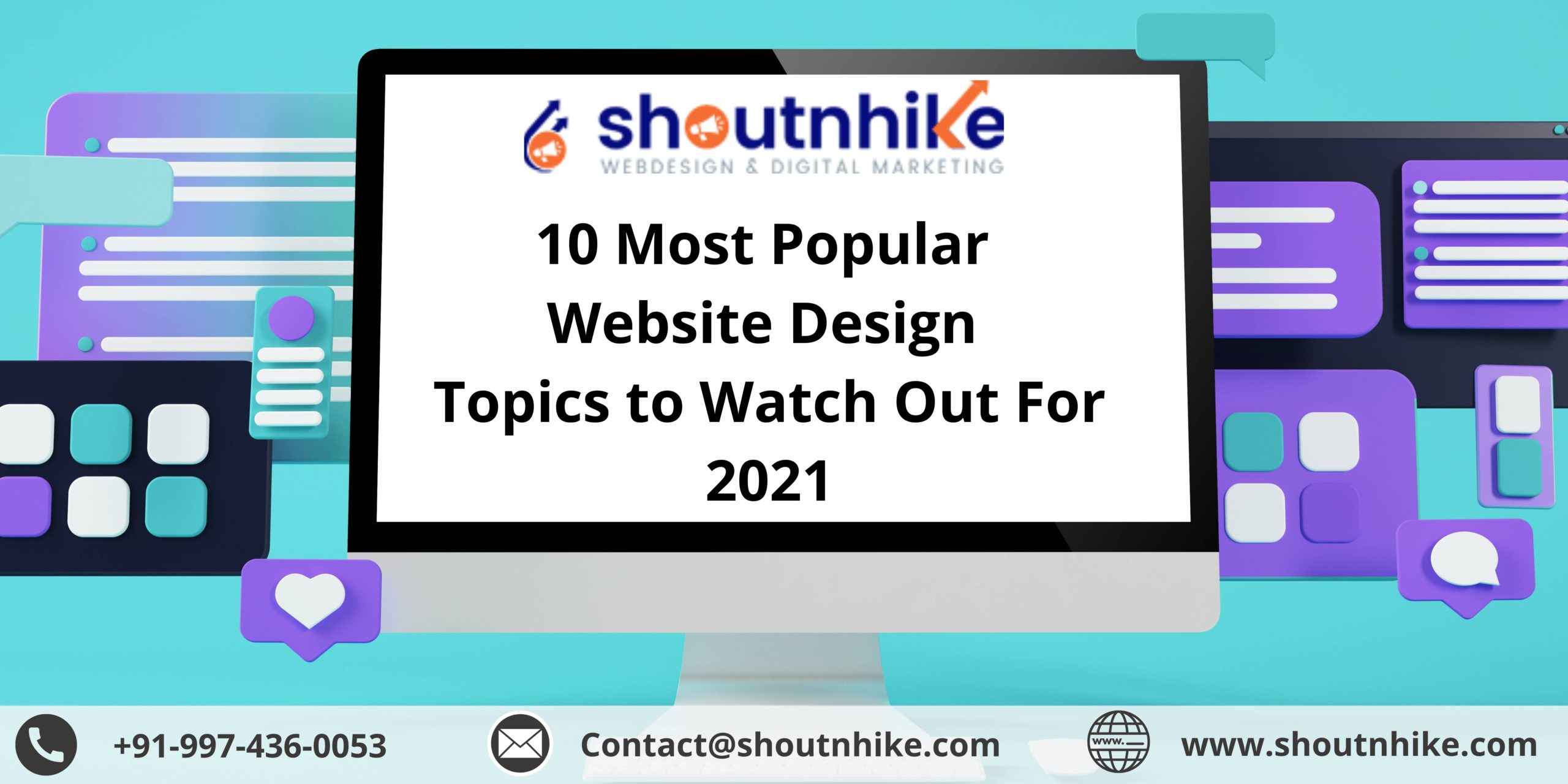 10 Most Popular Website Design Topics to Watch Out For 2021
