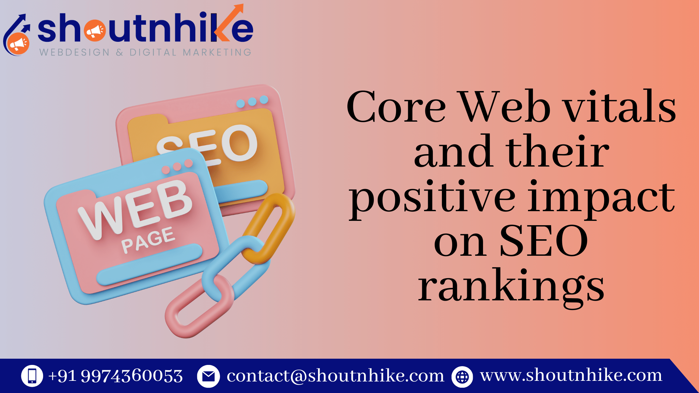 Core Web vitals and their positive impact on SEO rankings