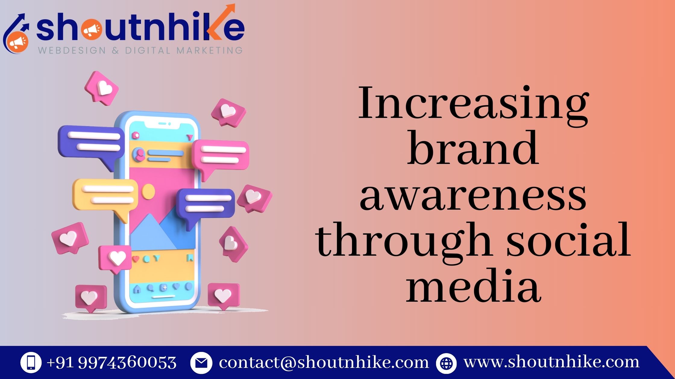 Increasing brand awareness through social media