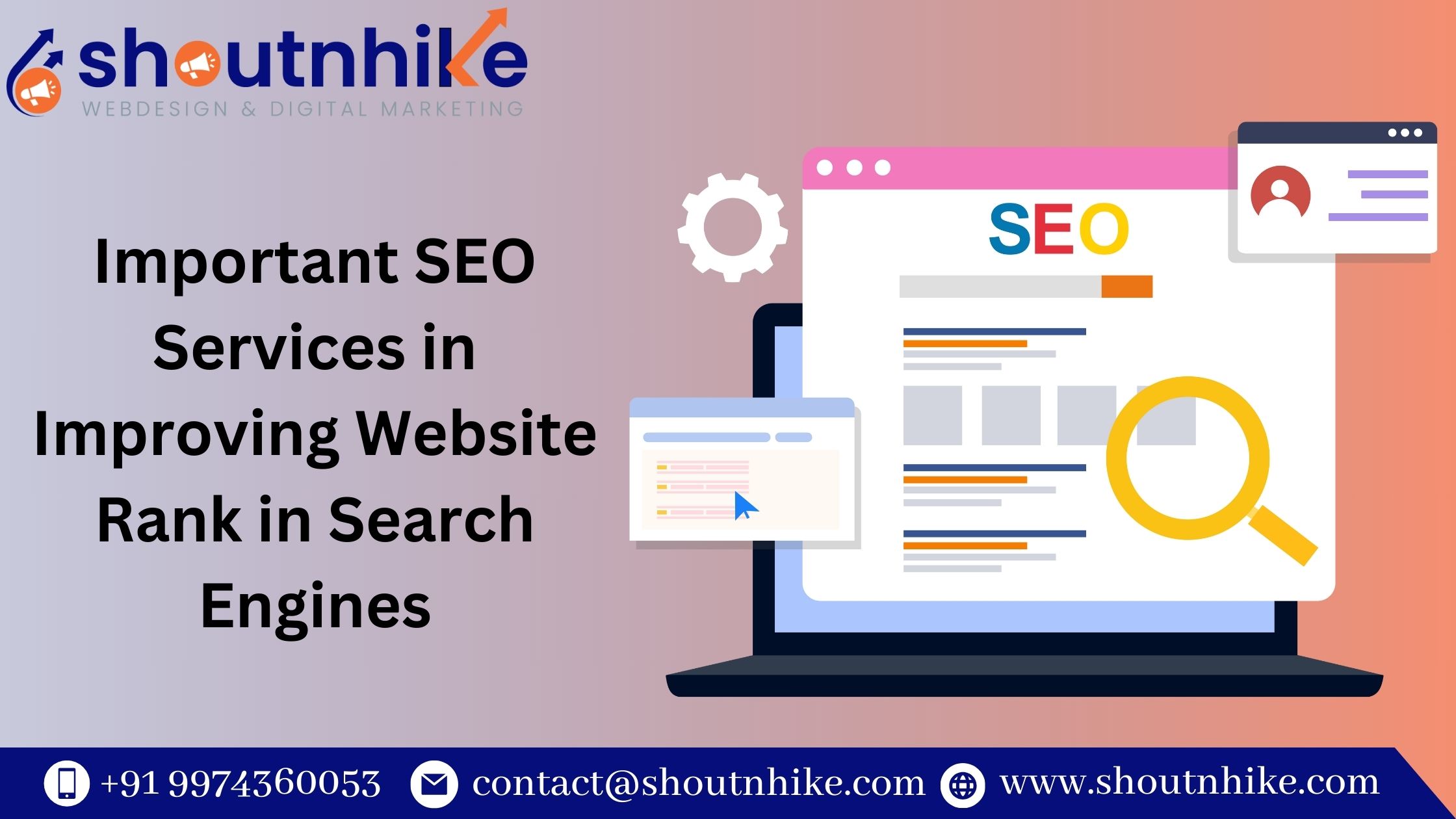 Important SEO Services in Improving Website Rank in Search Engines