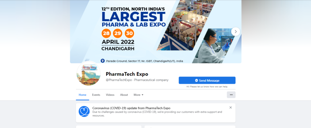 Pharmatechexpo Facebook Page