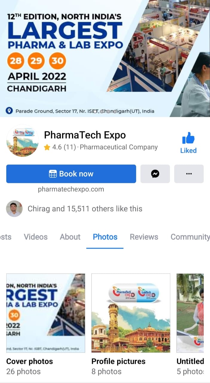 Pharmatechexpo Facebook Page