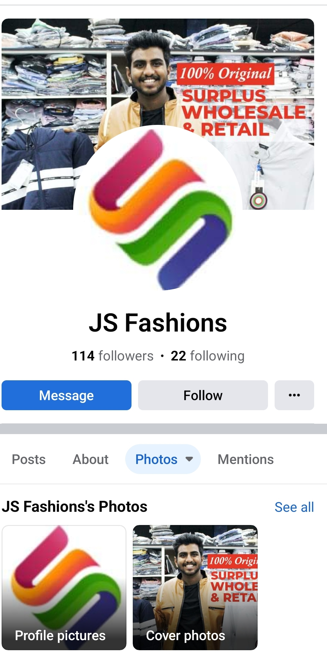 JS Export Facebook