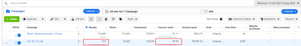 LEAD GENERATION CAMPAIGNS