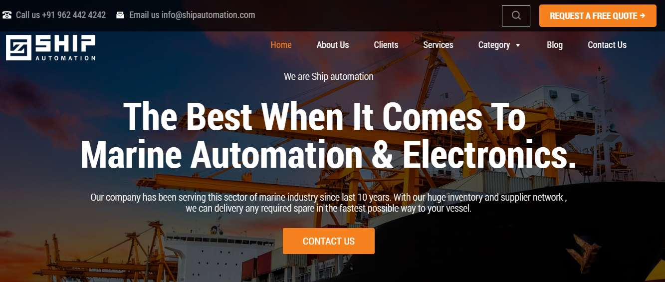 Ship Automation Website Ship Automation Website