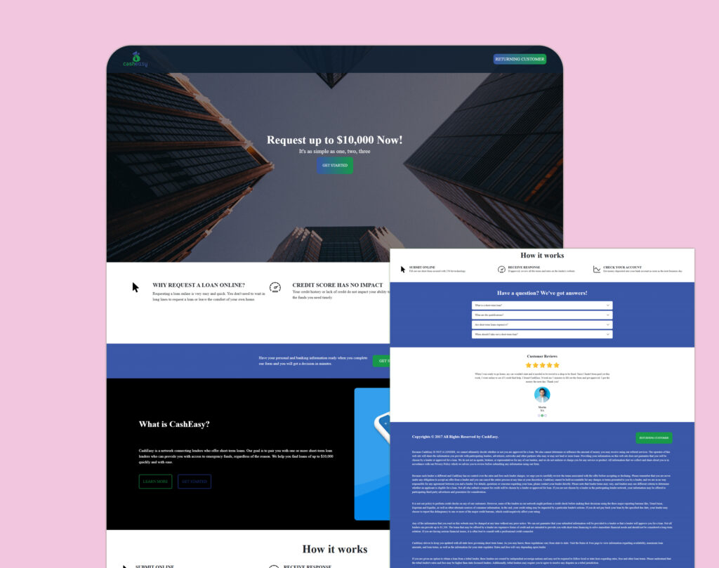Casheasy.ca – SEO & Digital Marketing Case Study