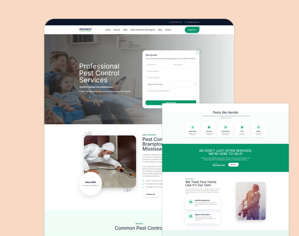 Pestisect – SEO & DIGITAL MARKETING CASE STUDY