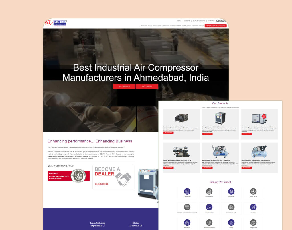 Indoair.com – Seo & Digital Marketing Case Study