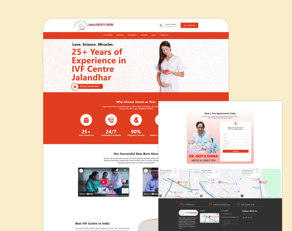 Janam Fertility Centre – SEO AND DIGITAL MARKETING CASE STUDY