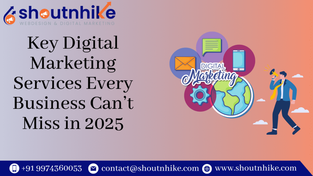 Key Digital Marketing Services Every Business Can’t Miss in 2025