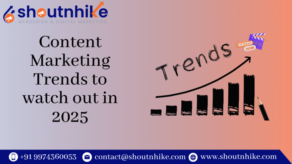 Content Marketing Trends to Watch Out in 2025