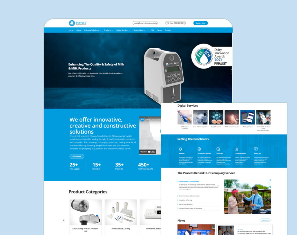 Everestinstruments: 139% Keyword Growth & 241% Traffic Surge for India’s Leading Dairy Equipment Brand