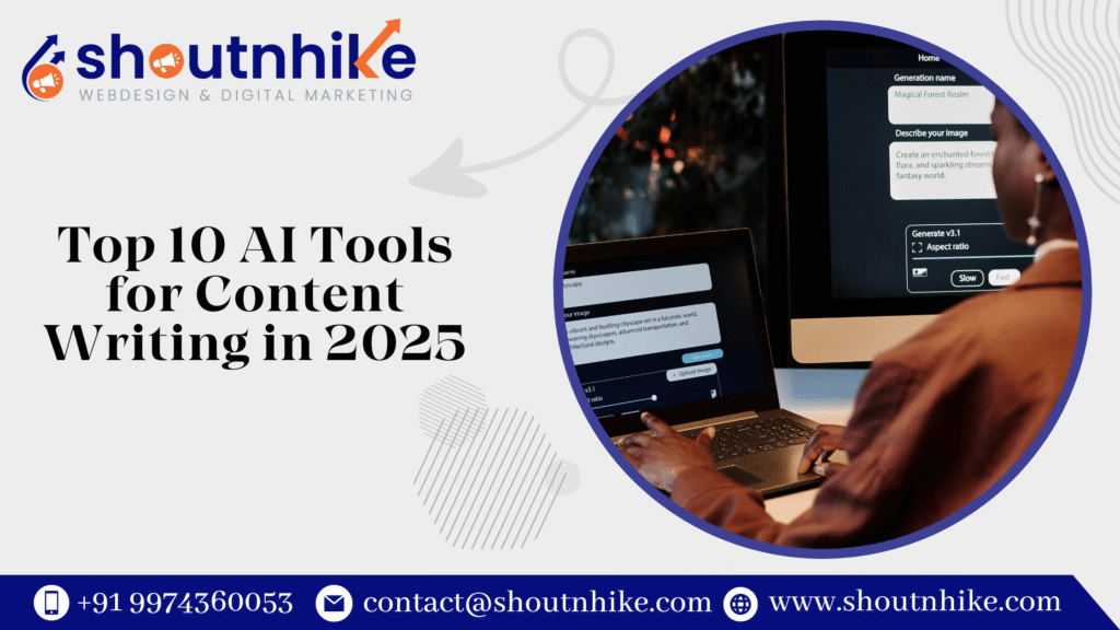 Top 10 AI Tools for Content Writing in 2025