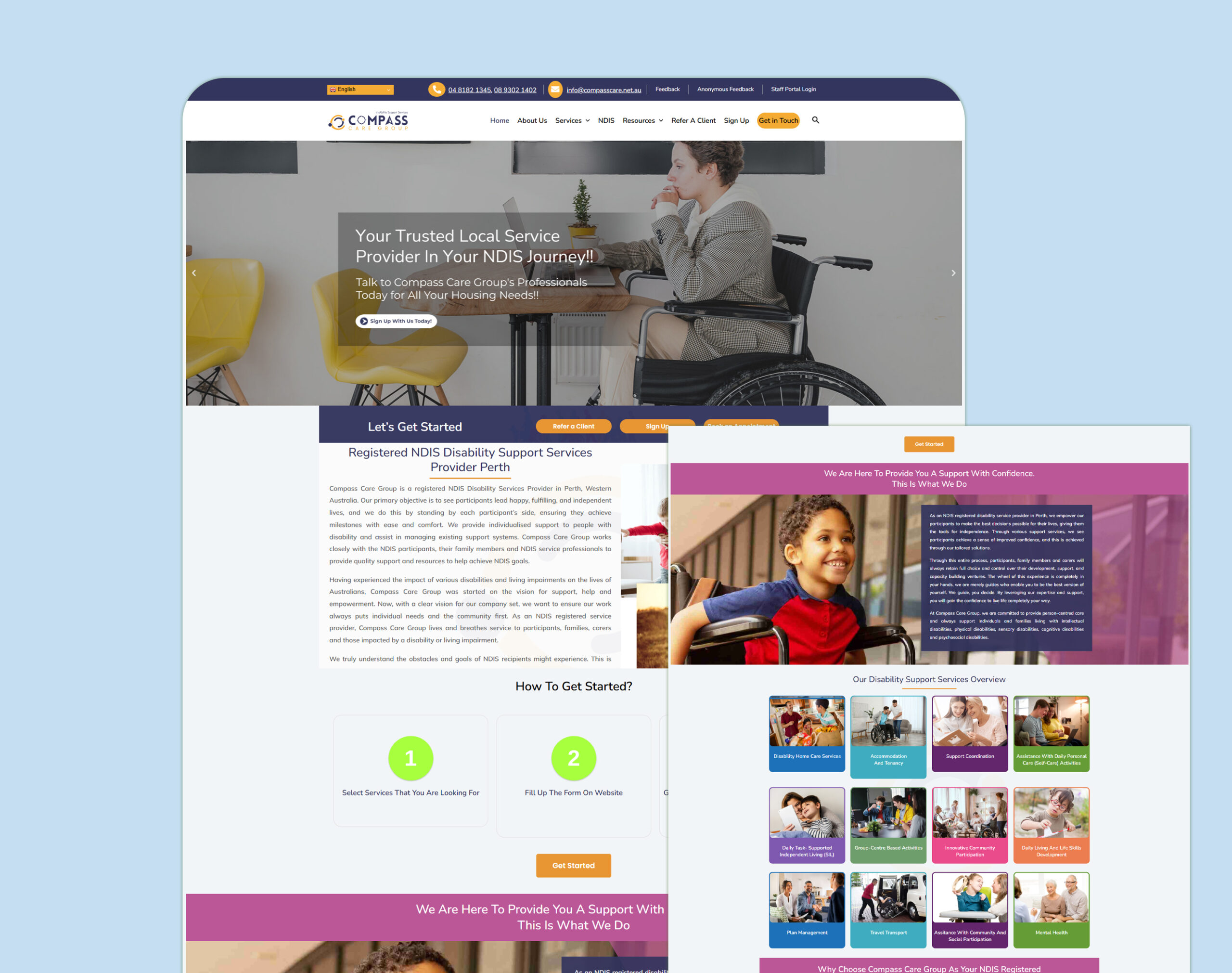 Compass Care Group: 65% Boost in Traffic & Rankings Over a Year