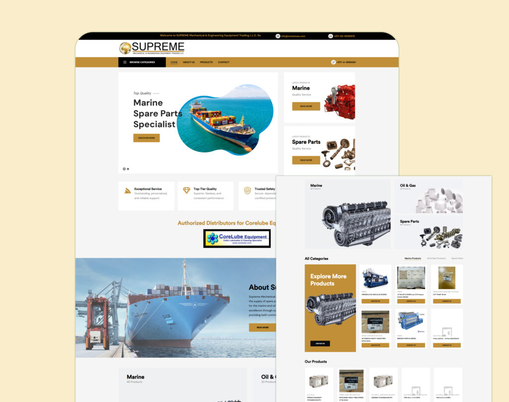 Website & Digital Presence for SMEET UAE
