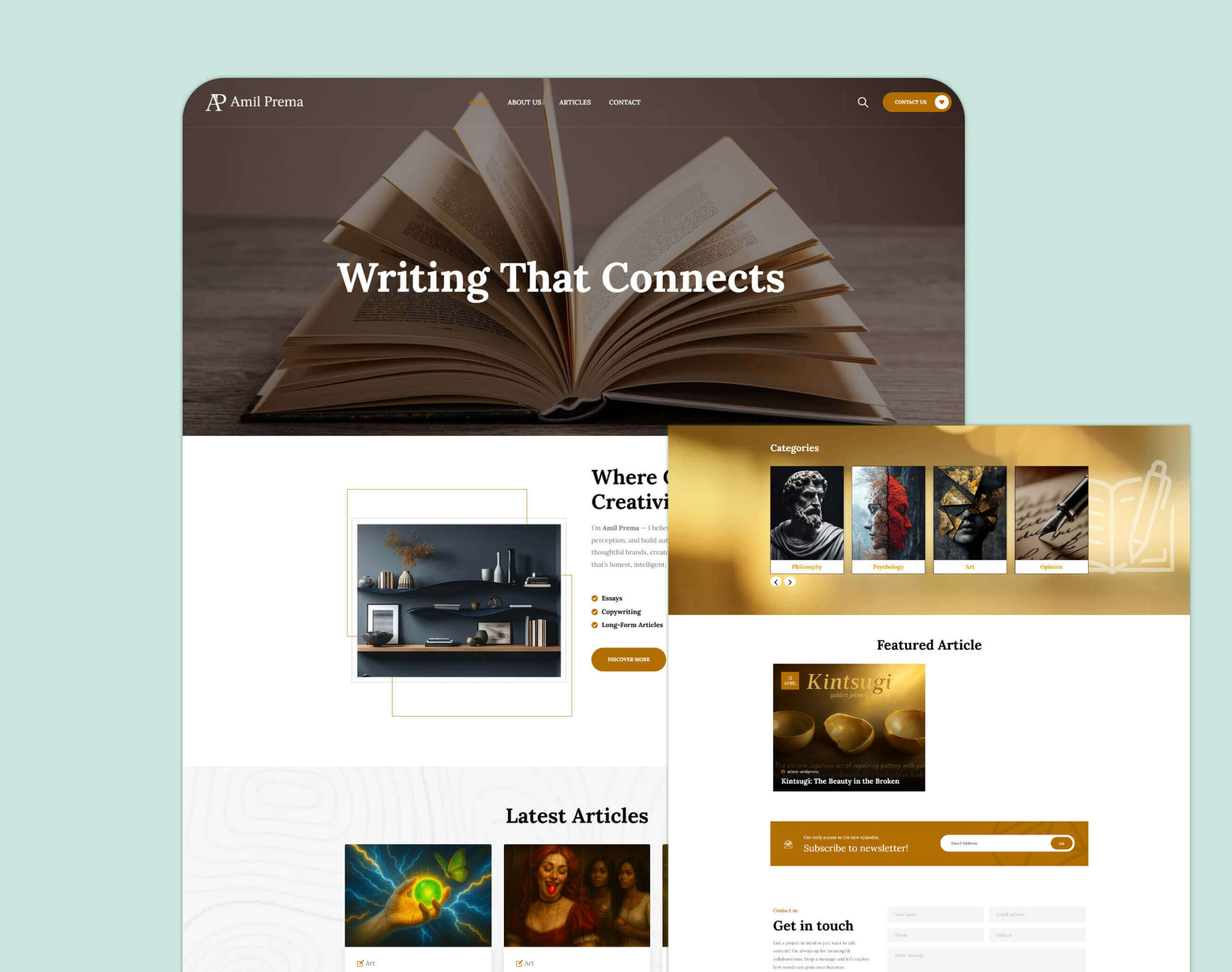 Case Study: Website Development & Branding for Amil Prema
