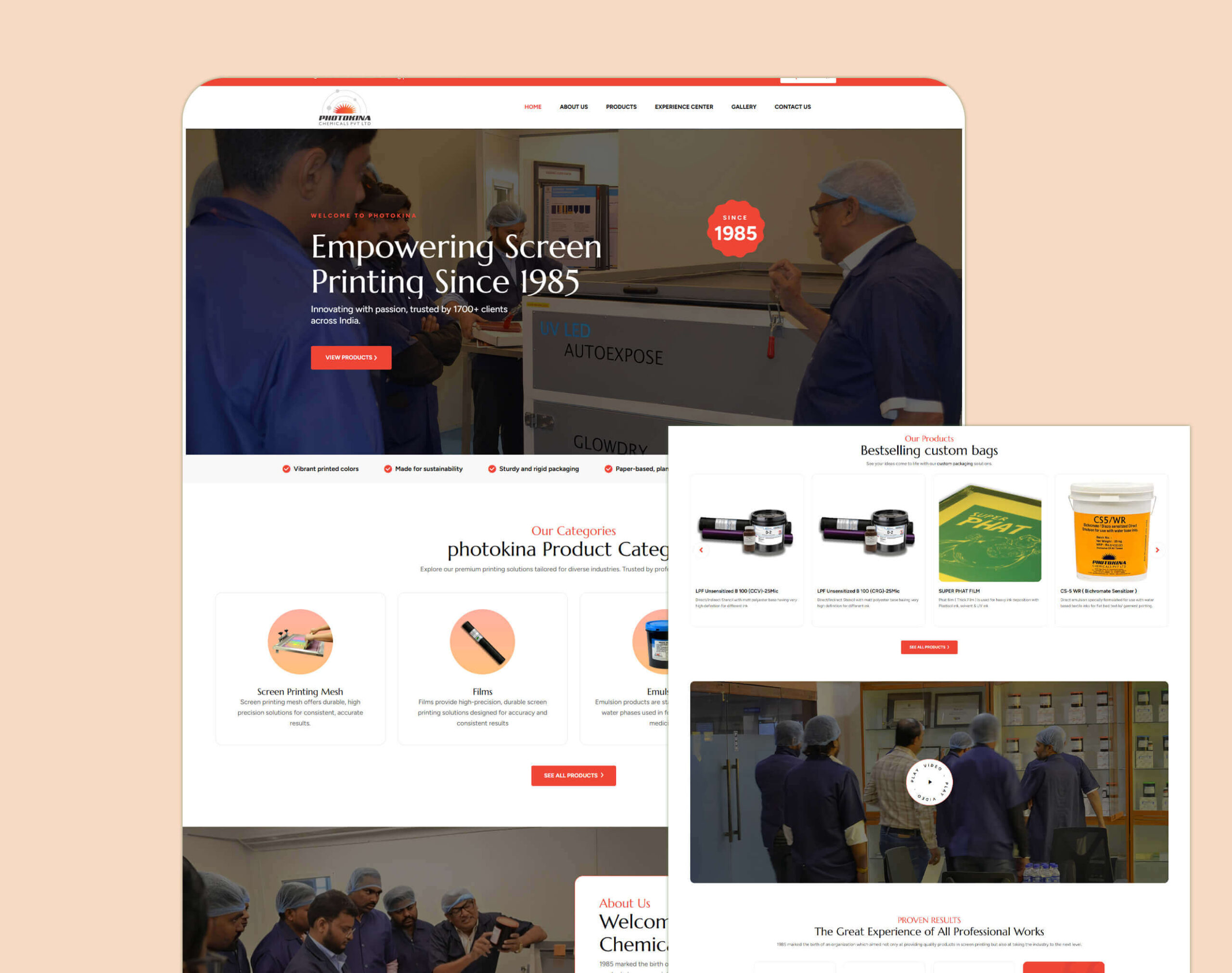 Website Development Case Study – PhotokinaChem
