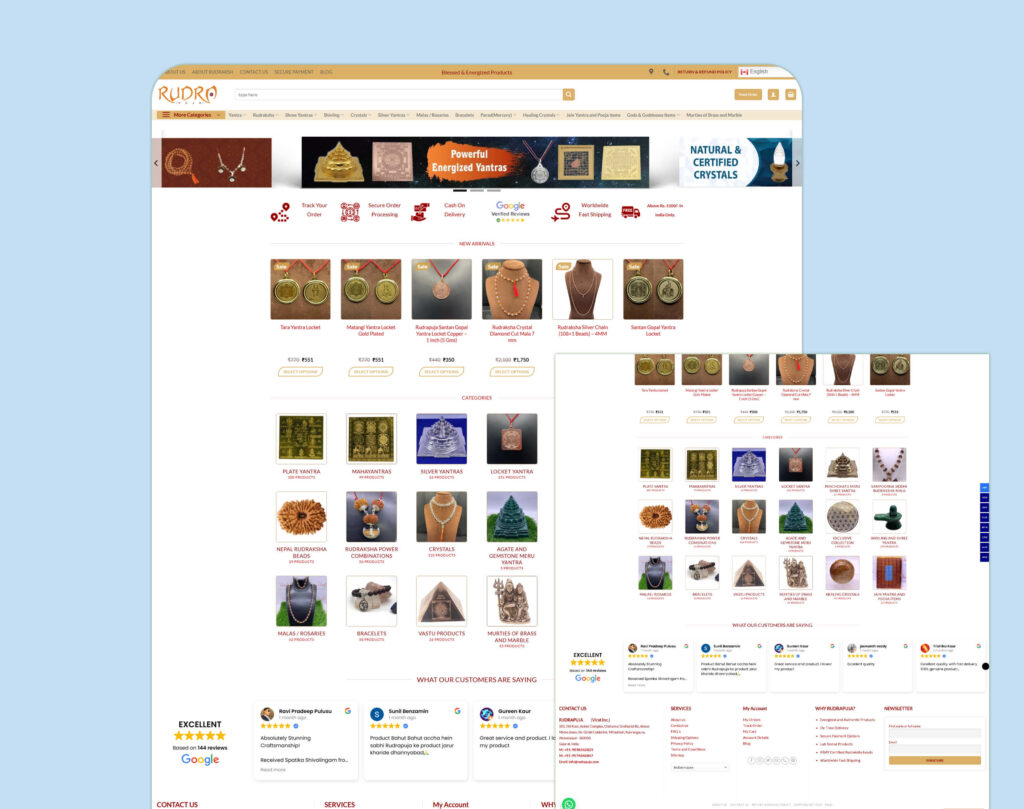 RudraPuja SEO Case Study: 100%+ Growth in Traffic & Revenue