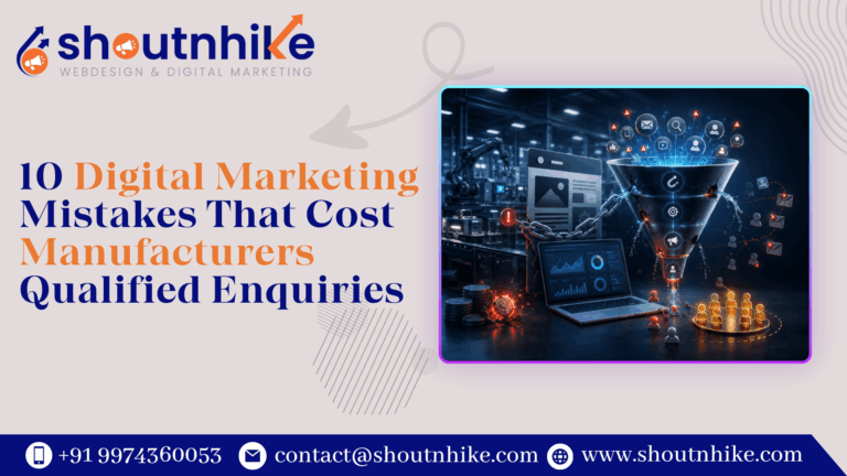 10 Digital Marketing Mistakes That Cost Manufacturers Qualified Enquiries