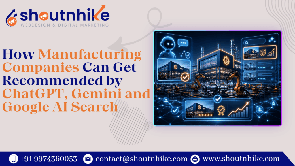 How Manufacturing Companies Can Get Recommended by ChatGPT, Gemini and Google AI Search