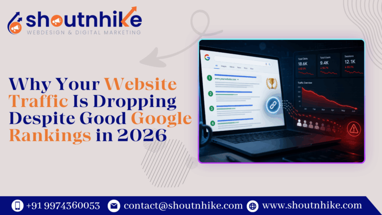 Why Your Website Traffic Is Dropping Despite Good Google Rankings in 2026
