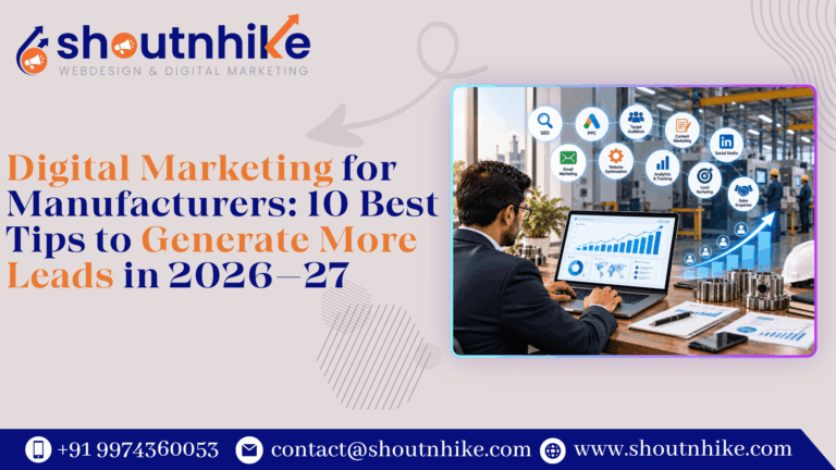 Digital Marketing for Manufacturers: 10 Best Tips to Generate More Leads in 2026–27