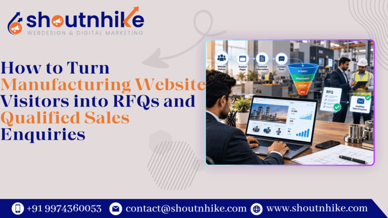 How to Turn Manufacturing Website Visitors into RFQs and Qualified Sales Enquiries