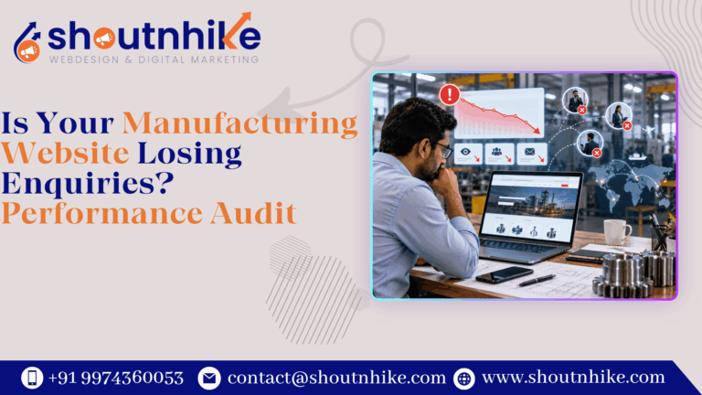 Is Your Manufacturing Website Losing Enquiries? Performance Audit